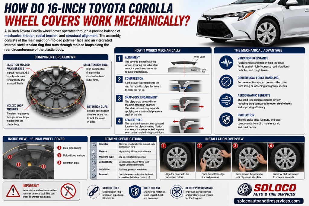 How Do 16-Inch Toyota Corolla Wheel Covers Work Mechanically