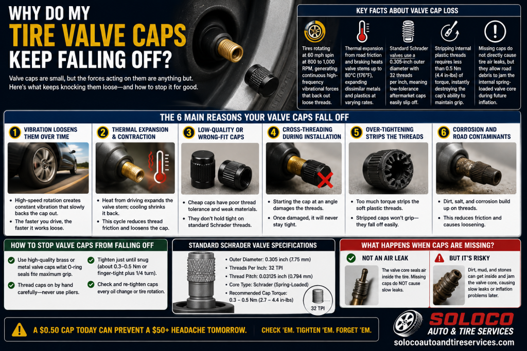 Key Facts About Valve Cap Loss