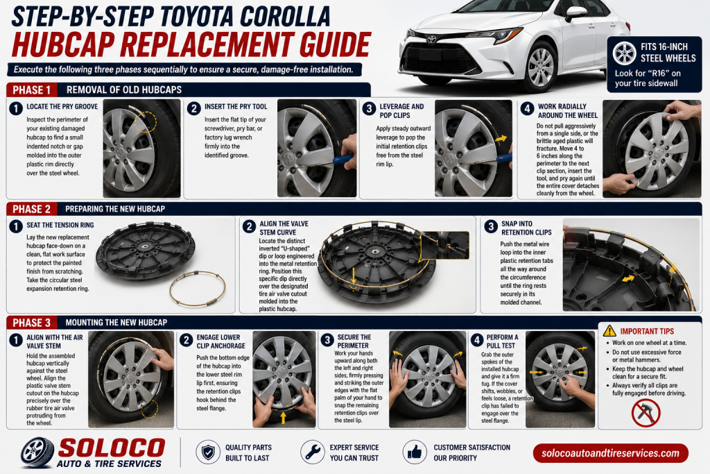 Step-by-Step Toyota Corolla Hubcap Replacement Guide