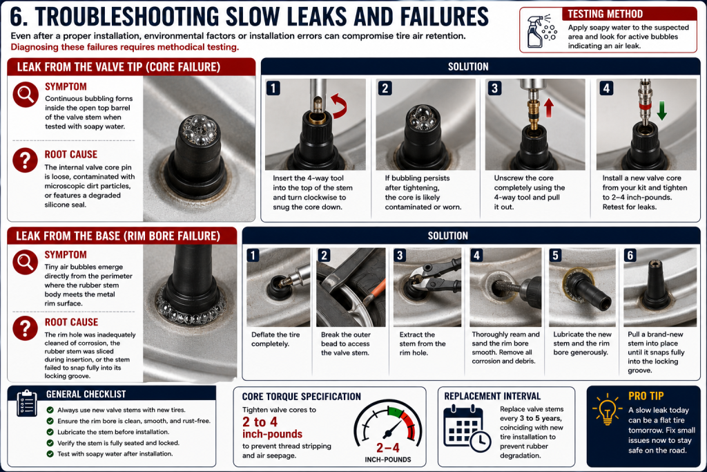 Troubleshooting Slow Leaks and Failures