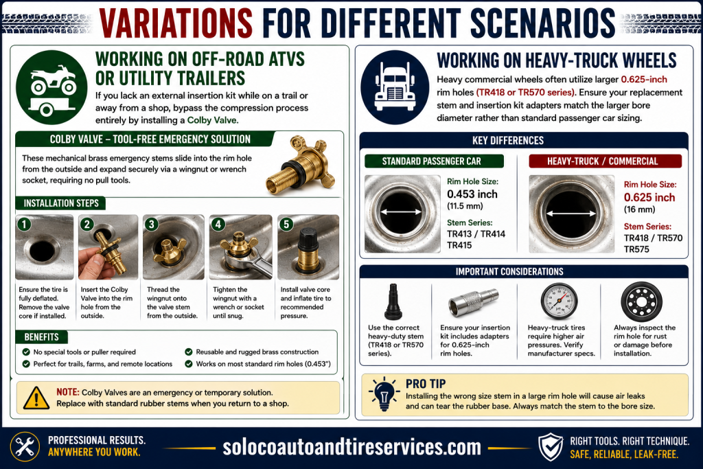 Variations for Different Scenarios