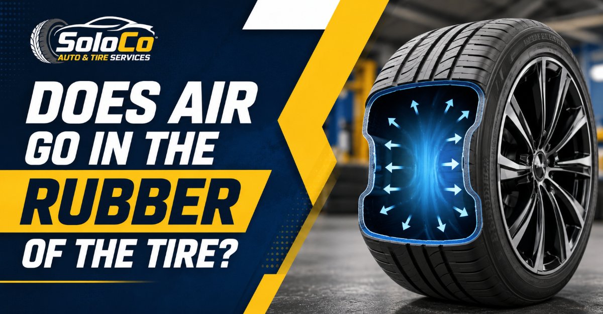 does air go in the rubber of the tire