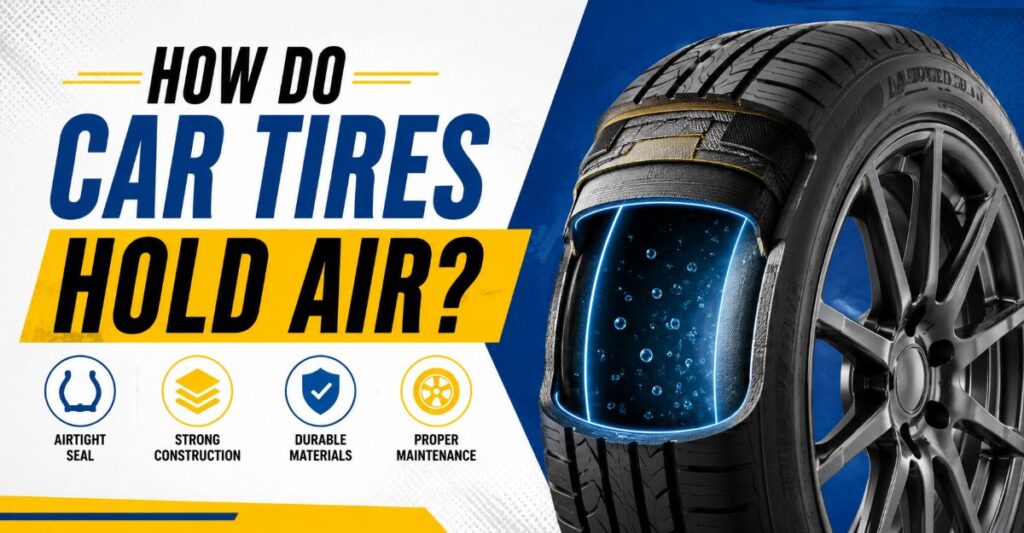 how do car tires hold air