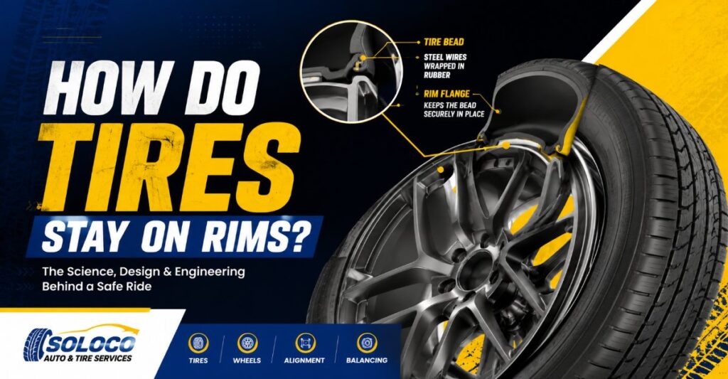 how do tires stay on rims