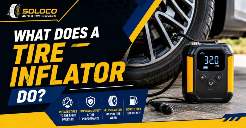 what does a tire inflator do