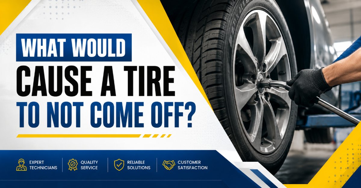 what would cause a tire to not come off