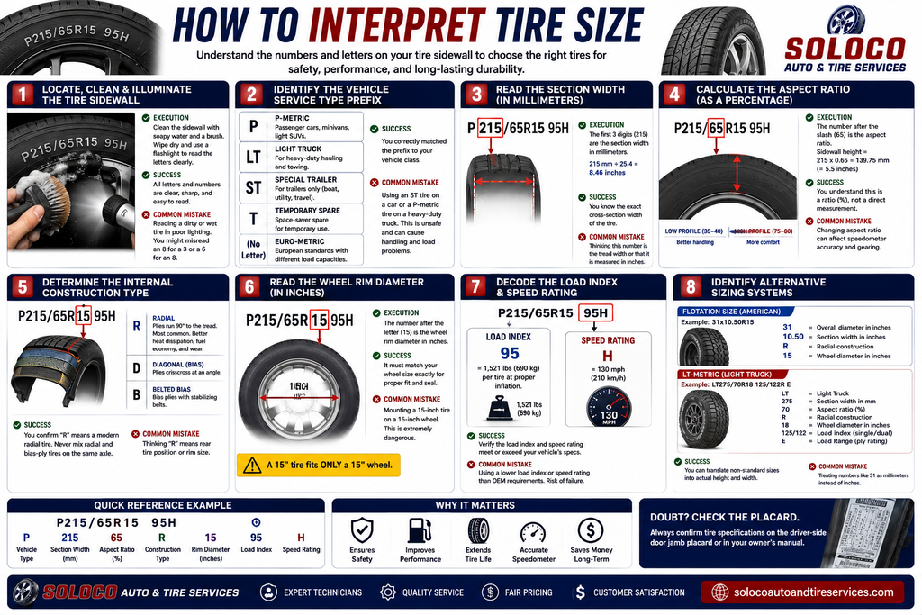 How to Interpret Tire Size