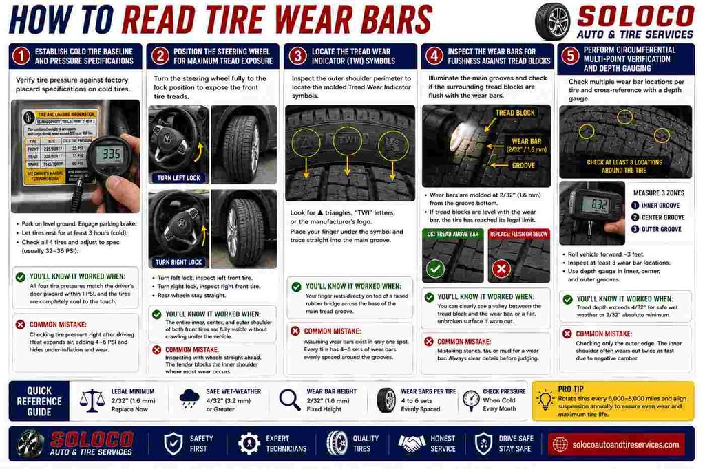 How to Read Tire Wear Bars
