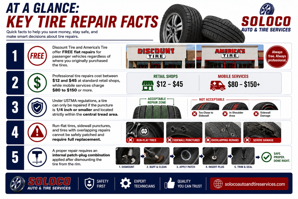 Key Tire Repair Facts