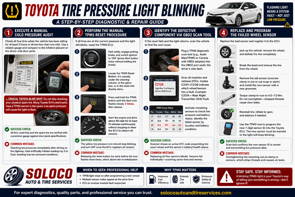 Toyota Tire Pressure Light Blinking