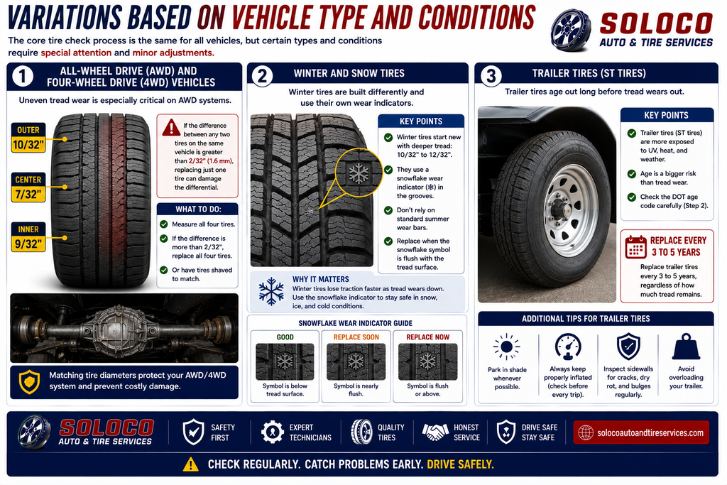 Variations Based on Vehicle Type and Conditions
