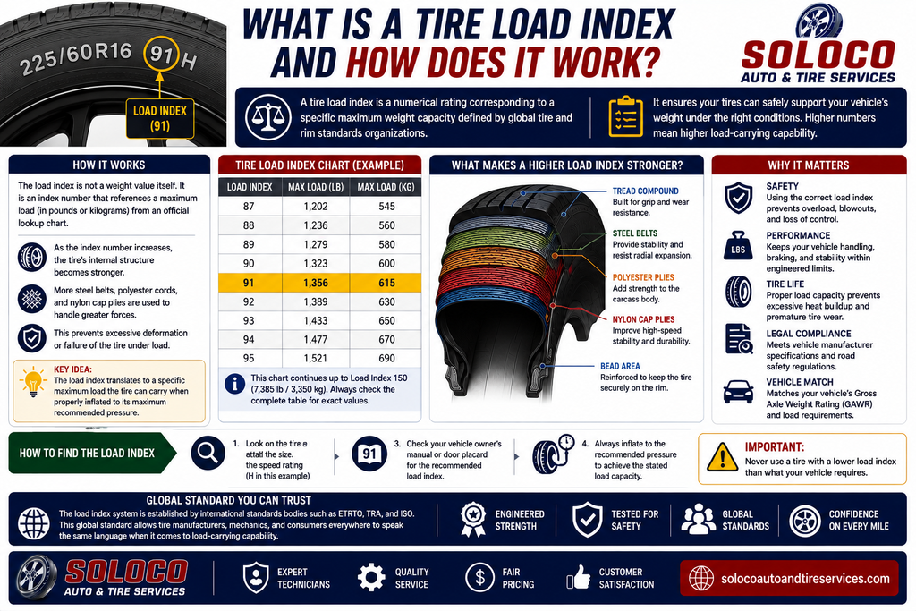 What Is a Tire Load Index and How Does It Work