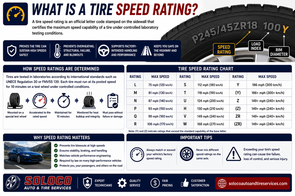 What is a tire speed rating