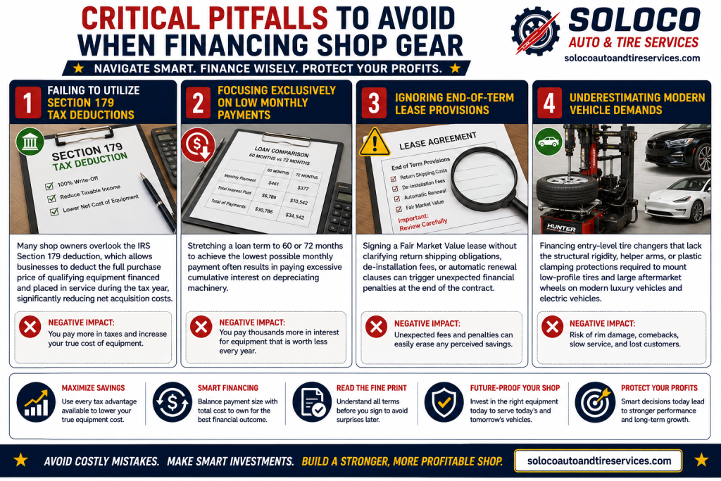 Critical Pitfalls to Avoid When Financing Shop Gear