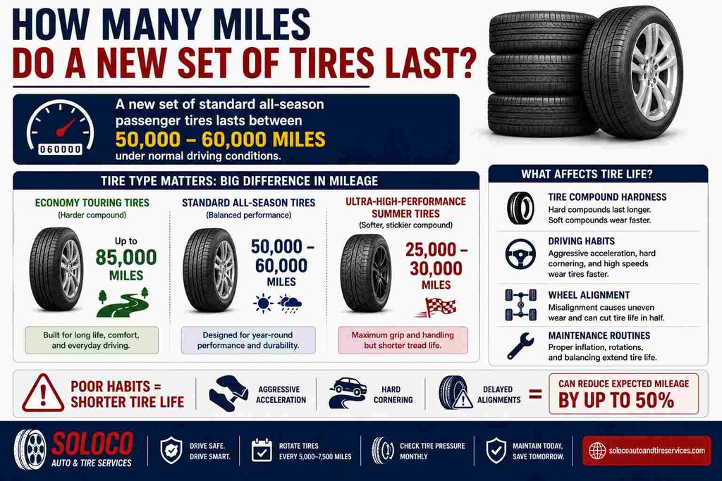 How many miles do a new set of tires last