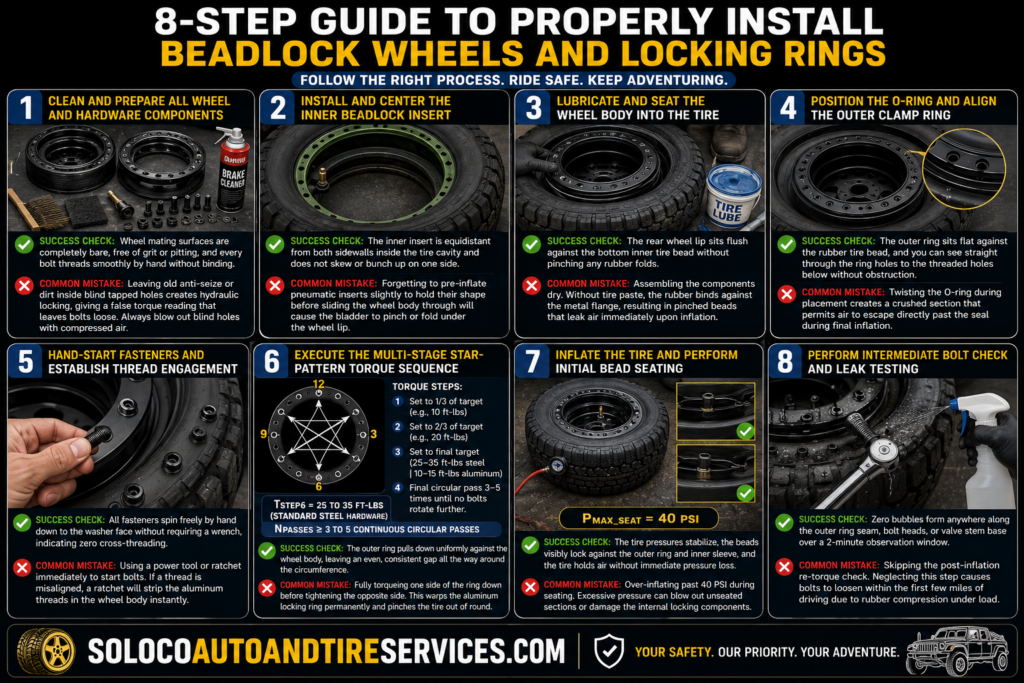How to Mount Tires on Double Beadlock Wheels