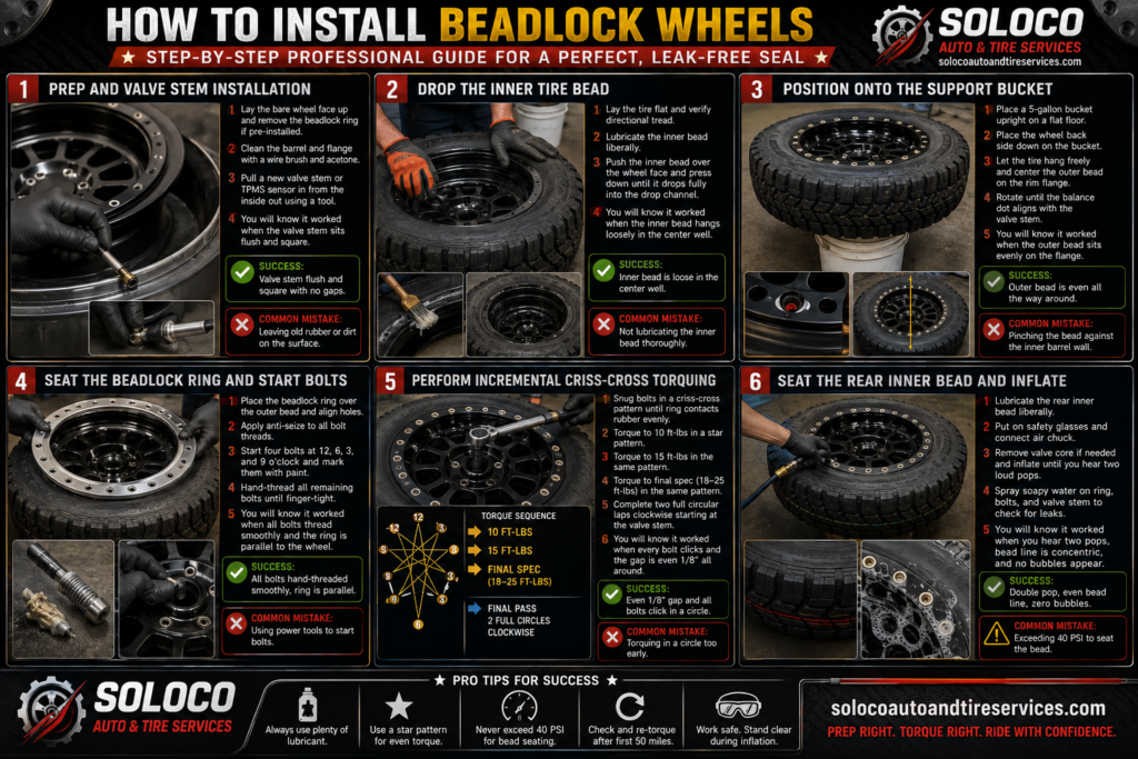 How to Mount a Tire on a Beadlock Rim
