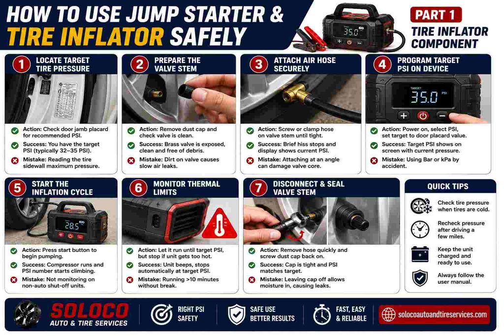 How to Use the Tire Inflator Component