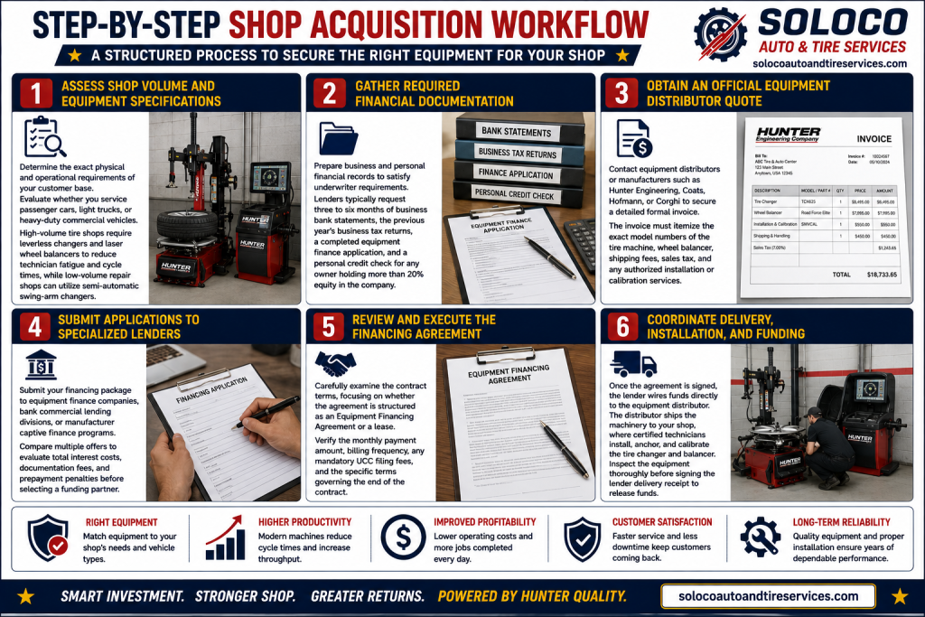 Step-by-Step Shop Acquisition Workflow