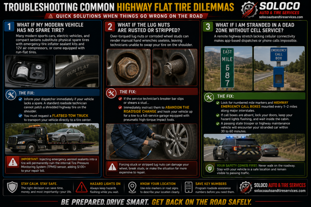 Troubleshooting Common Highway Flat Tire Dilemmas