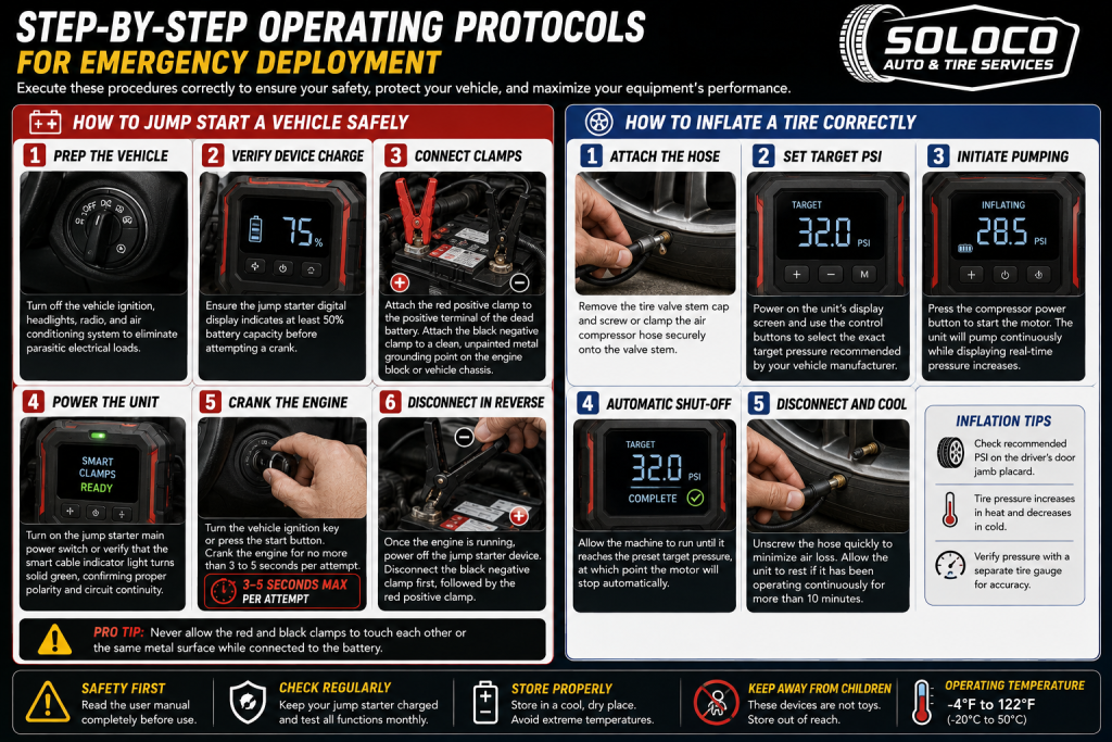 What Are the Step-by-Step Operating Protocols for Emergency Deployment