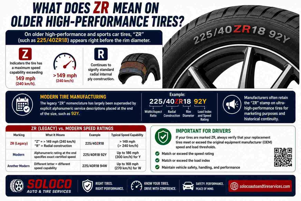 What Does ZR Mean on Older High-Performance Tires