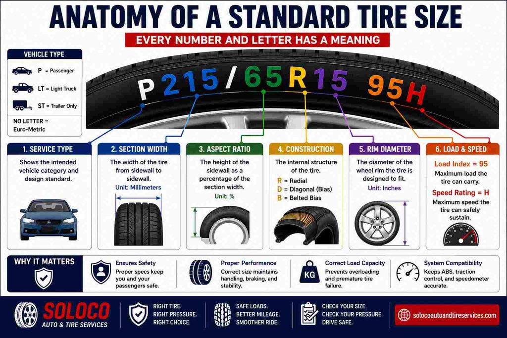 What Does the Anatomy of a Standard Tire Size Mean