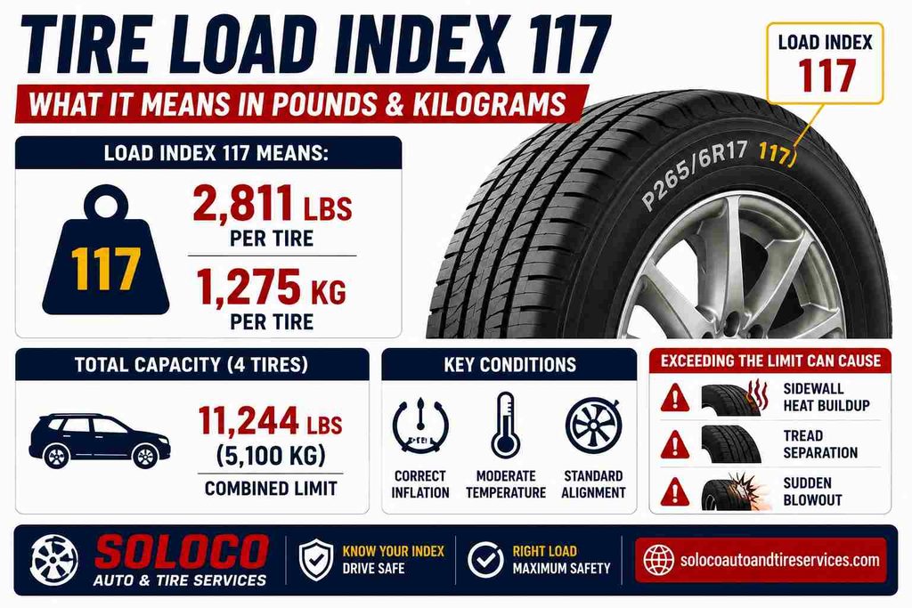 What Does the Load Index Number 117 Mean in Pounds and Kilograms