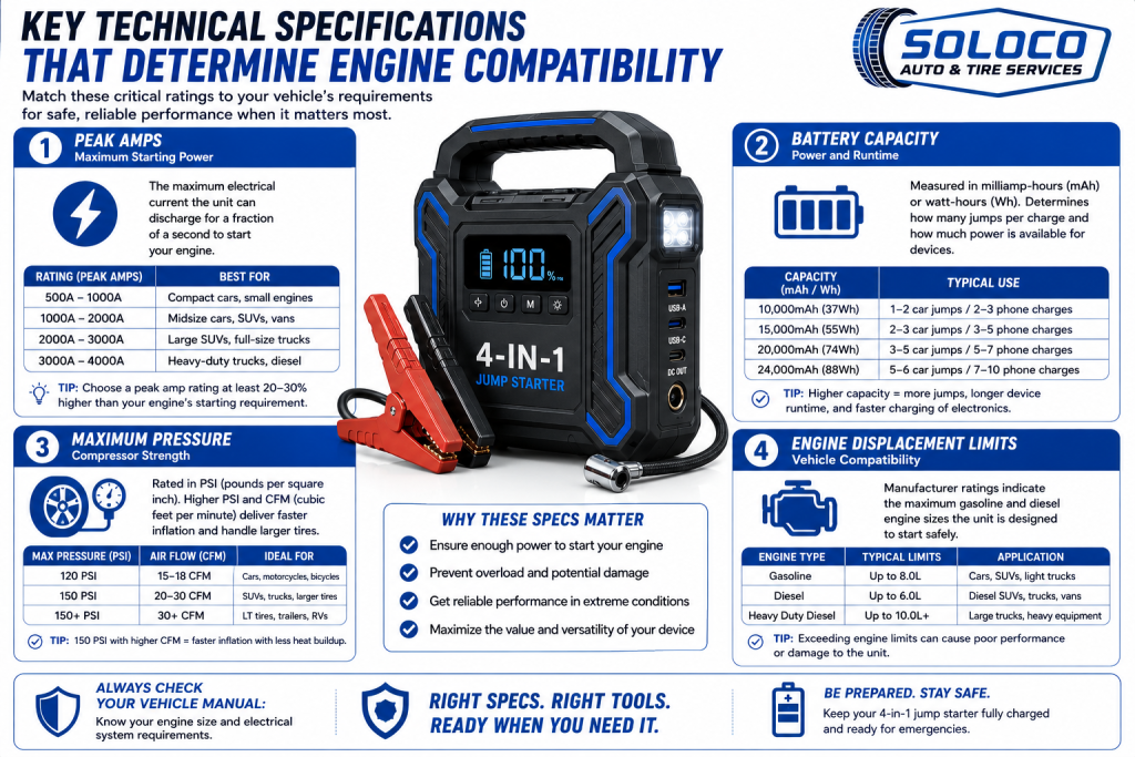 What Key Technical Specifications Determine Engine Compatibility