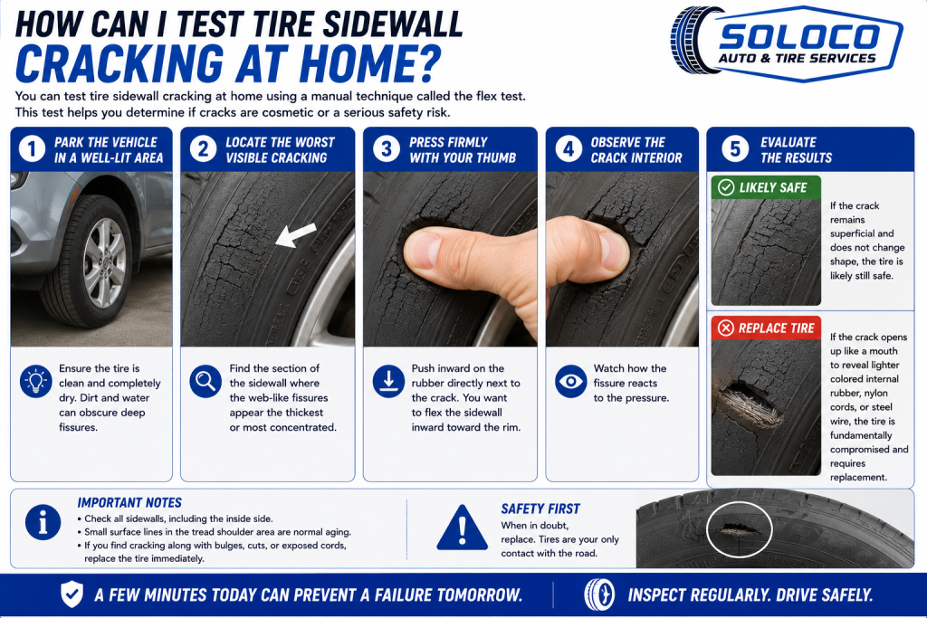 How Can I Test Tire Sidewall Cracking at Home