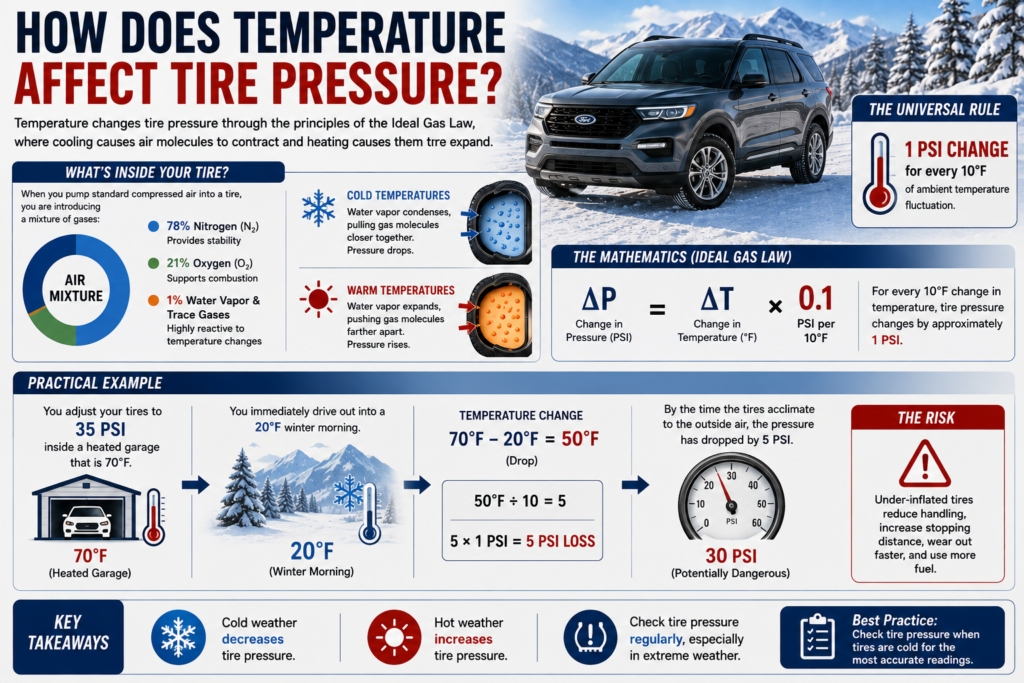 How Does Temperature Affect Tire Pressure