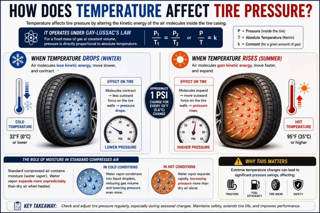 How Does Temperature Affect Tire Pressure
