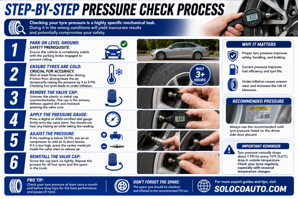 Step-by-Step Pressure Check Process