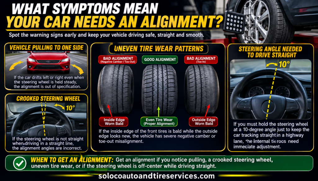 What symptoms mean your car needs an alignment