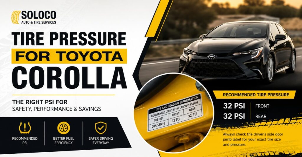 tire pressure for toyota corolla