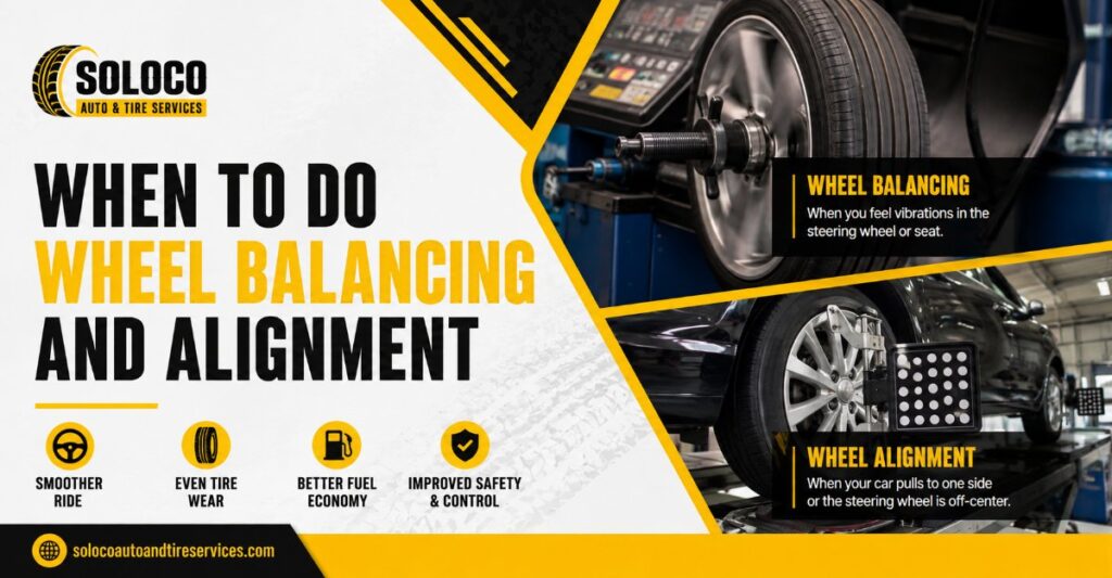 when to do wheel balancing and alignment