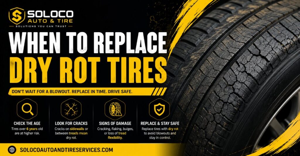 when to replace dry rot tires