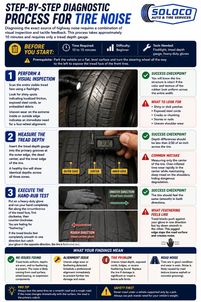 Step-by-Step Diagnostic Process for Tire Noise