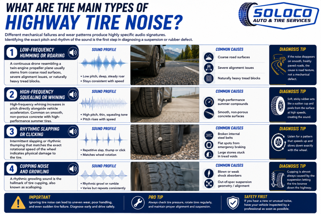 What Are the Main Types of Highway Tire Noise