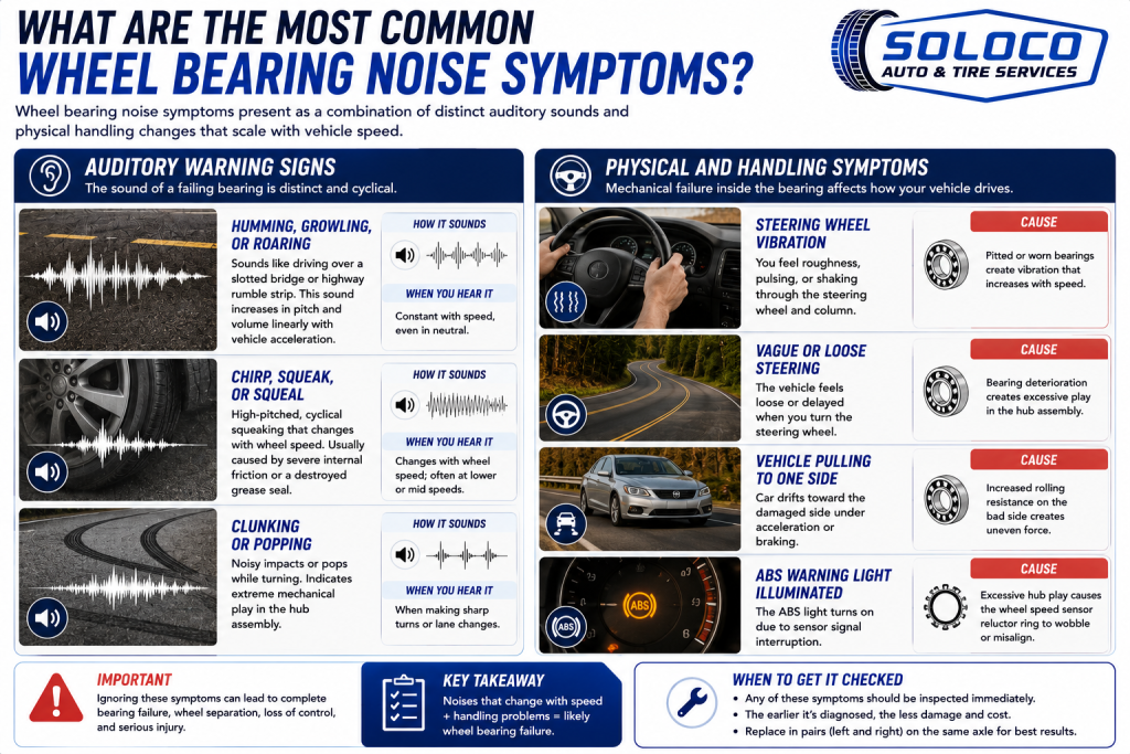 What Are the Most Common Wheel Bearing Noise Symptoms