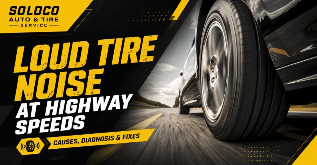 loud tire noise at highway speeds