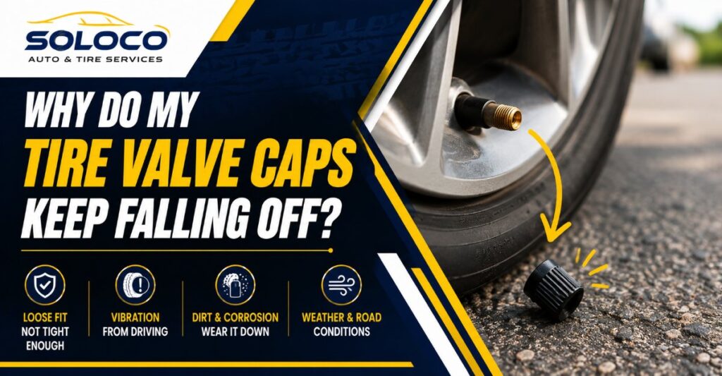 Why do my tire valve caps keep falling off