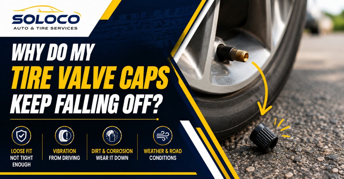 Why do my tire valve caps keep falling off