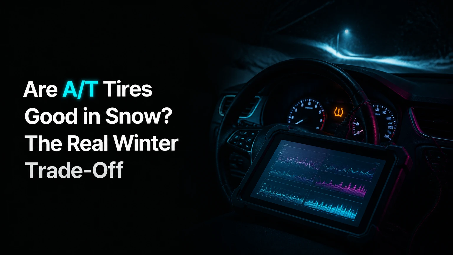 are a t tires good in snow