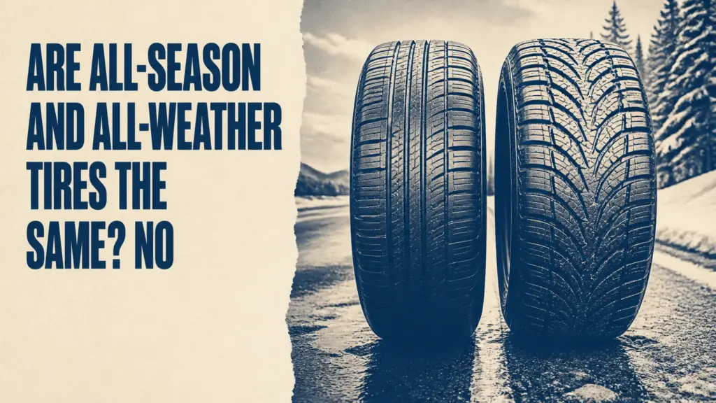 are all season and all weather tires the same