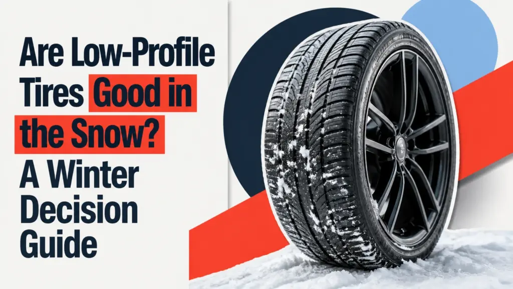 are low profile tires good in the snow
