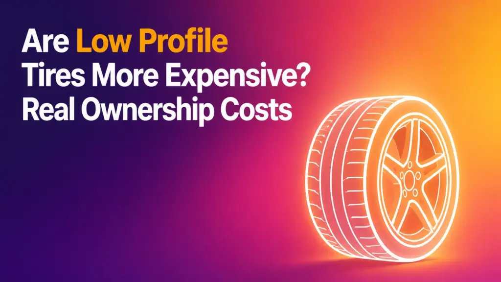 are low profile tires more expensive