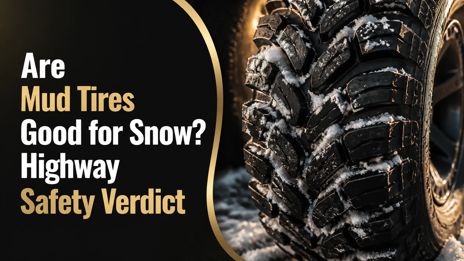 are mud tires good for snow