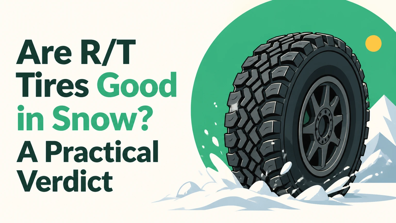 are rt tires good in snow