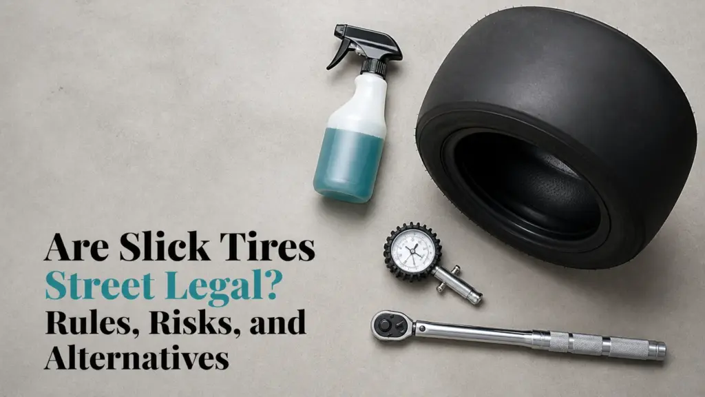 are slick tires street legal